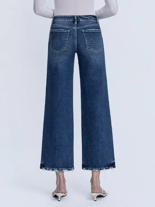 LoverVet Mid Rise Ankle Wide Jeans