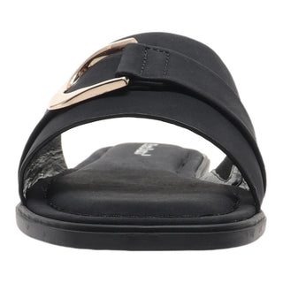 Black Empress Falt Sandal