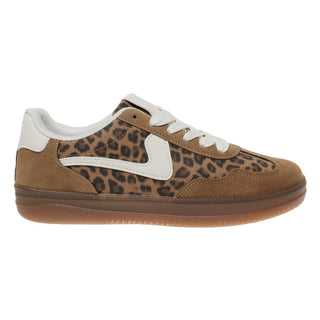 Mocha Suede Cheetah Sneaker
