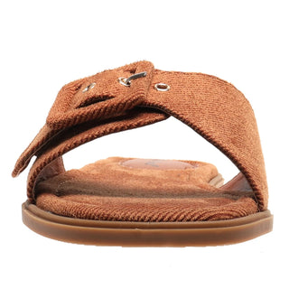 Microsuede New Tan Sandle