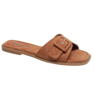 Microsuede New Tan Sandle