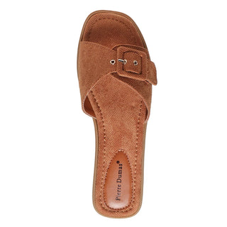 Microsuede New Tan Sandle
