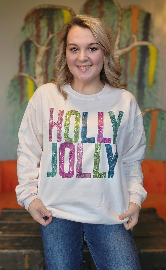 Holly Jolly Crewneck Sweatshirt