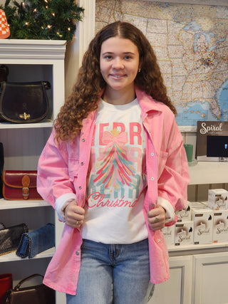 Merry Merry Merry Christmas Graphic Sweatshirt