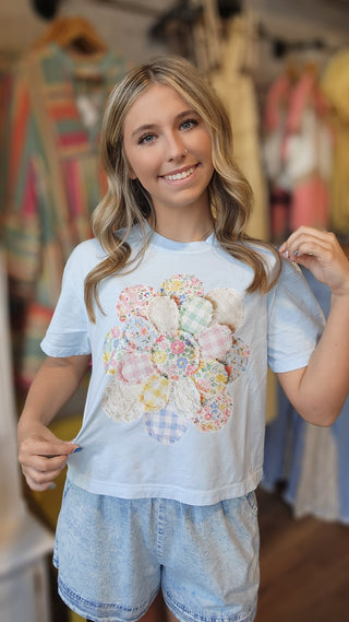 Garden Patchwork Flower Tee