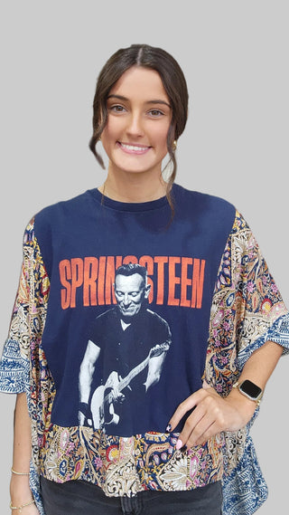 Ruffle Banded Pullover Bruce Springsteen