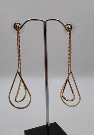 Stacey Gold Dangle Earrings