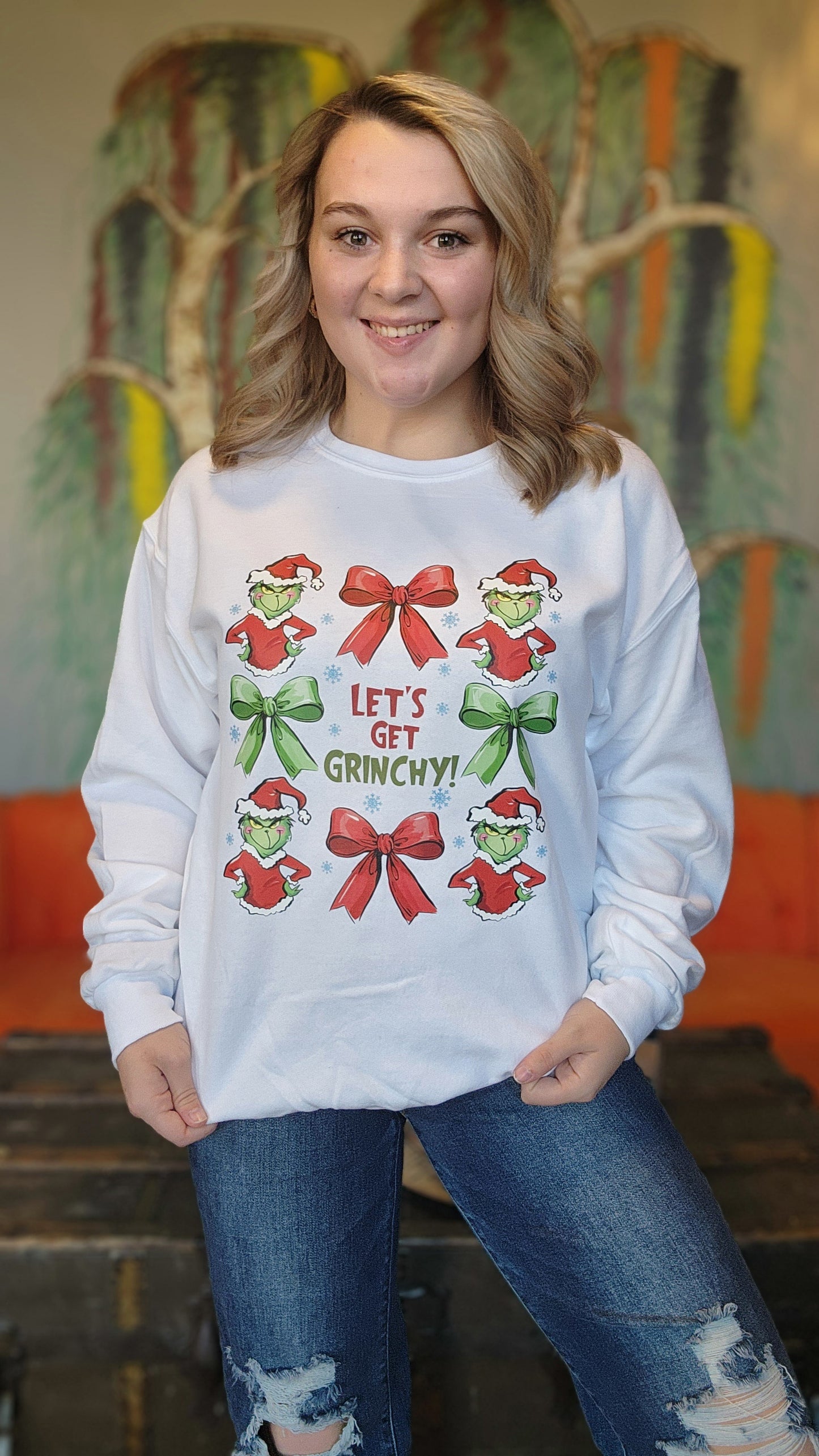 Let's Get Grinchy Graphic Sweatshirt