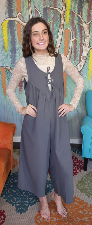 Gracie, Bow Tie Jumpsuit