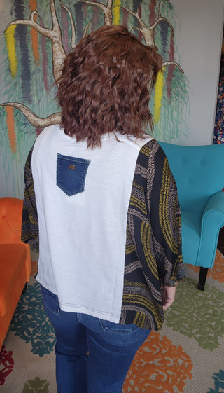 Banded Pullover Tee, Johnny Cash