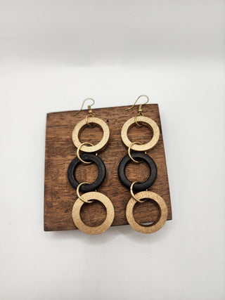 Omala Large Triple Earrings