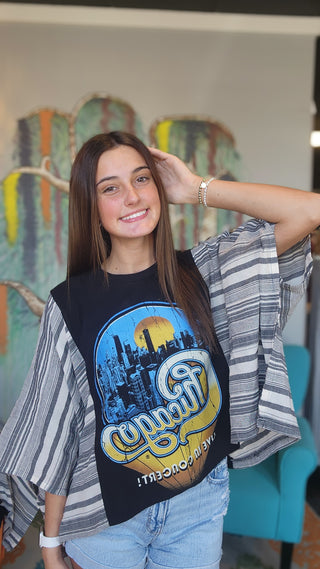Banded Pullover Tee, Chicago