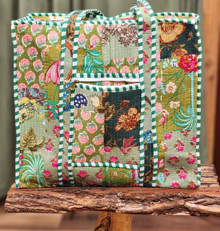 Quilted Tote Bag