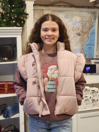 Flutter Sleeve Puffer Vest