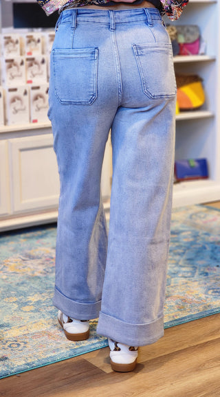 Clover Front Pocket Jeans