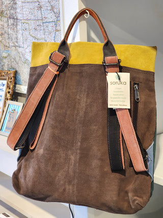 Soruka Louise Leather Backback