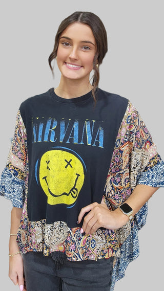 Ruffle Banded Pullover Nirvana