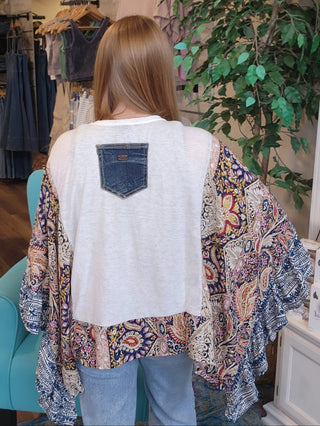Ruffled Band Tee- Elvis