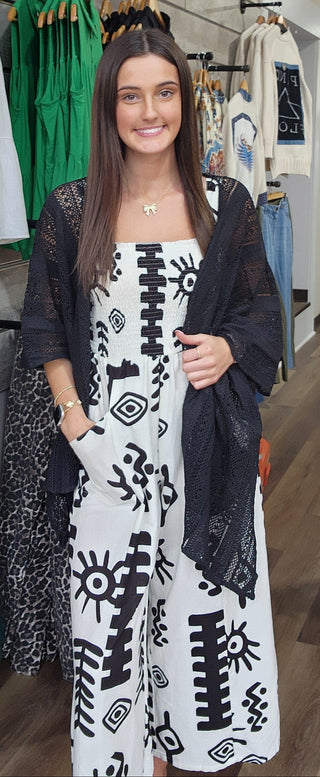 Embroidered Summer Cardigan