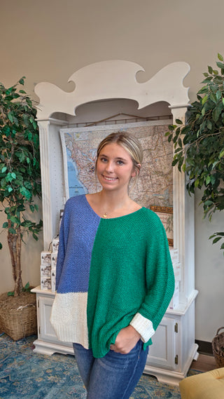 Colorblock Summer Sweater