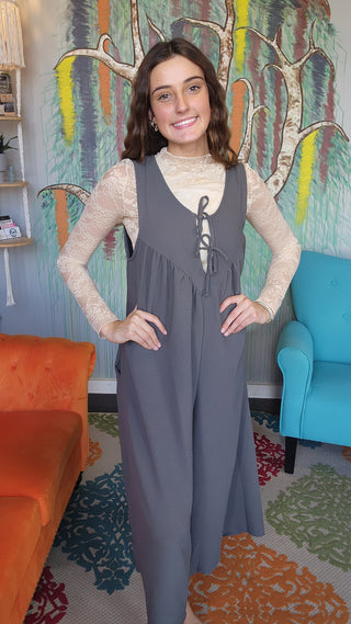 Gracie, Bow Tie Jumpsuit