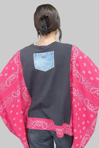 Bandana Banded Pullover, Pink Floyd