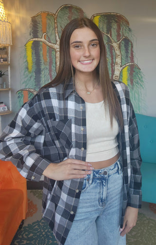 Noelle Oversized Flannel