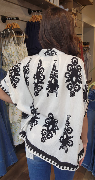 Abstract Print Top