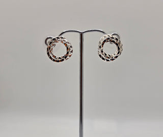 Silver Tone Hoop Earrings