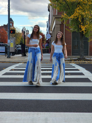 Grace Lace Side Slit Pants