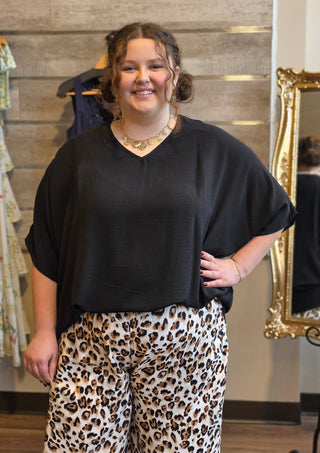 Plus Cropped Pocket Pants