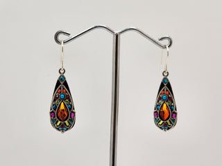 Filigree Long Drop Earrings