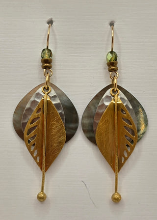 JMR, Dew On A Leaf Earrings
