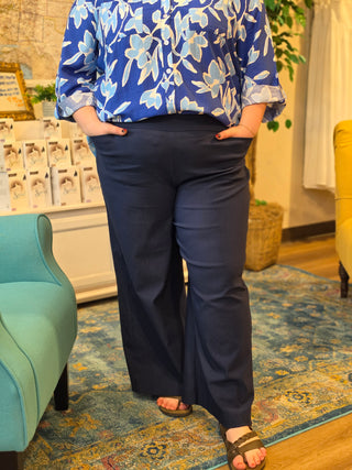 Wide Leg Cropped Pants