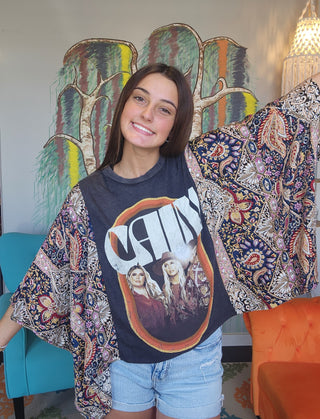 Banded Pullover Tee, Cain