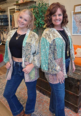 Mix Match Kimono Top