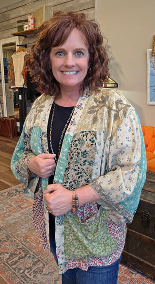 Mix Match Kimono Top