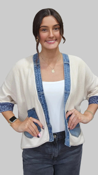 Banded Rock Cardigan Jimi Hendrix