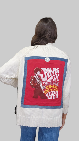 Rock Star Cardigan Jimi Hendrix