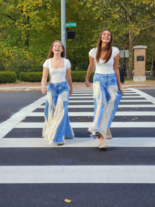 Grace Lace Side Slit Pants