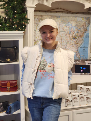 Flutter Sleeve Puffer Vest