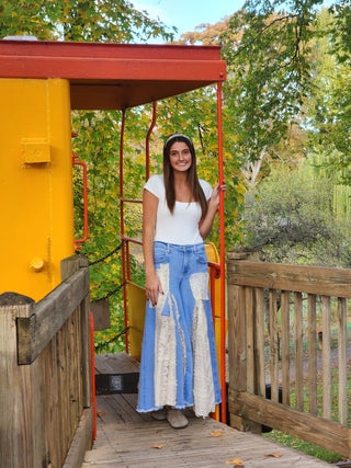 Grace Lace Side Slit Pants