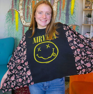 Banded Pullover Tee, Nirvana 2014