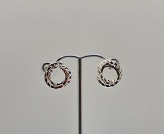 Silver Tone Hoop Earrings