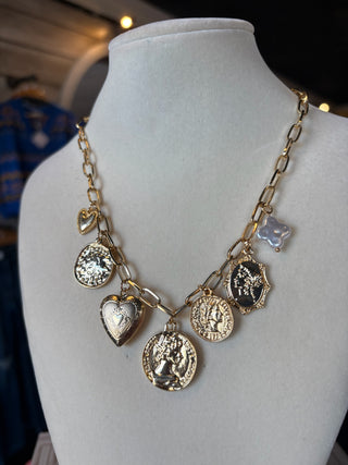 Gold Charm Necklace