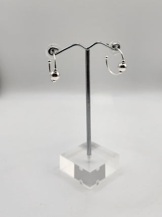 Simple Ball Hoop Earrings