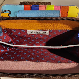 Soruka, Beatrice Leather Clutch Handbag