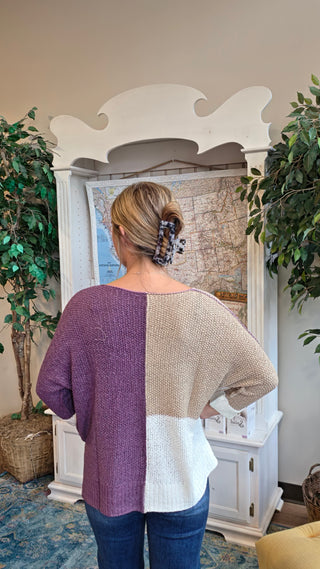 Colorblock Summer Sweater