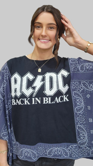 Bandana Banded Top, ACDC