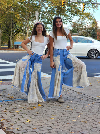 Grace Lace Side Slit Pants